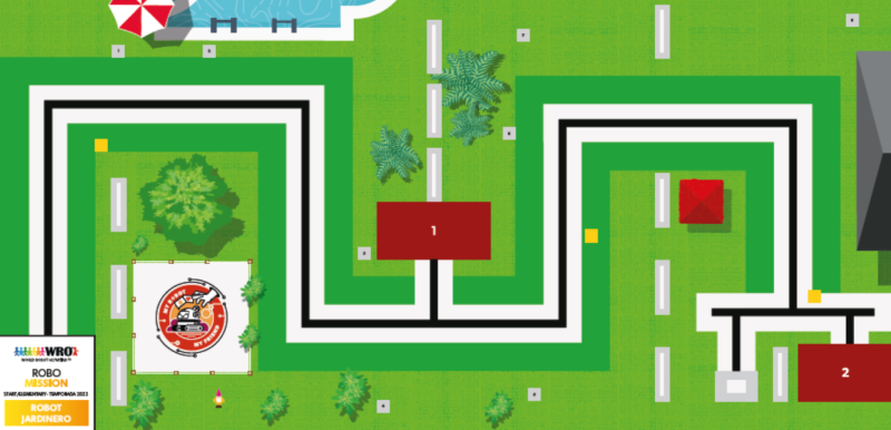 Tapete WRO 2022 - Robot Jardinero Tapete WRO 2022 - Robot Jardinero